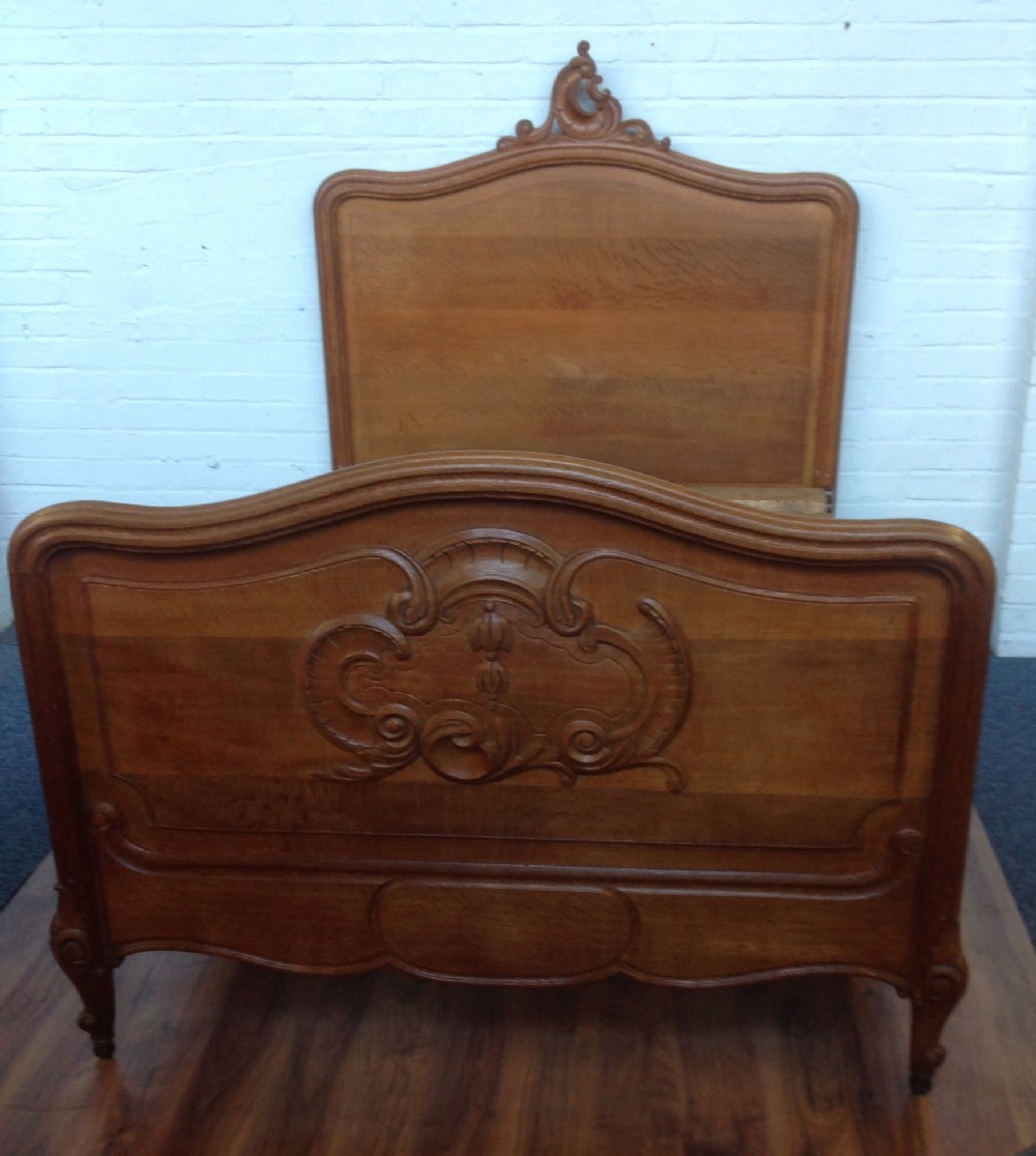 french oak carved bed