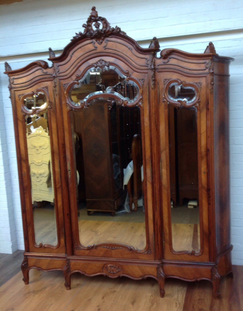 large french rosewood armoire
