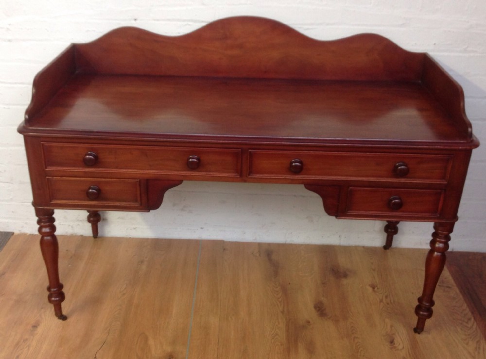 victorian mahogany writig desk dressing table