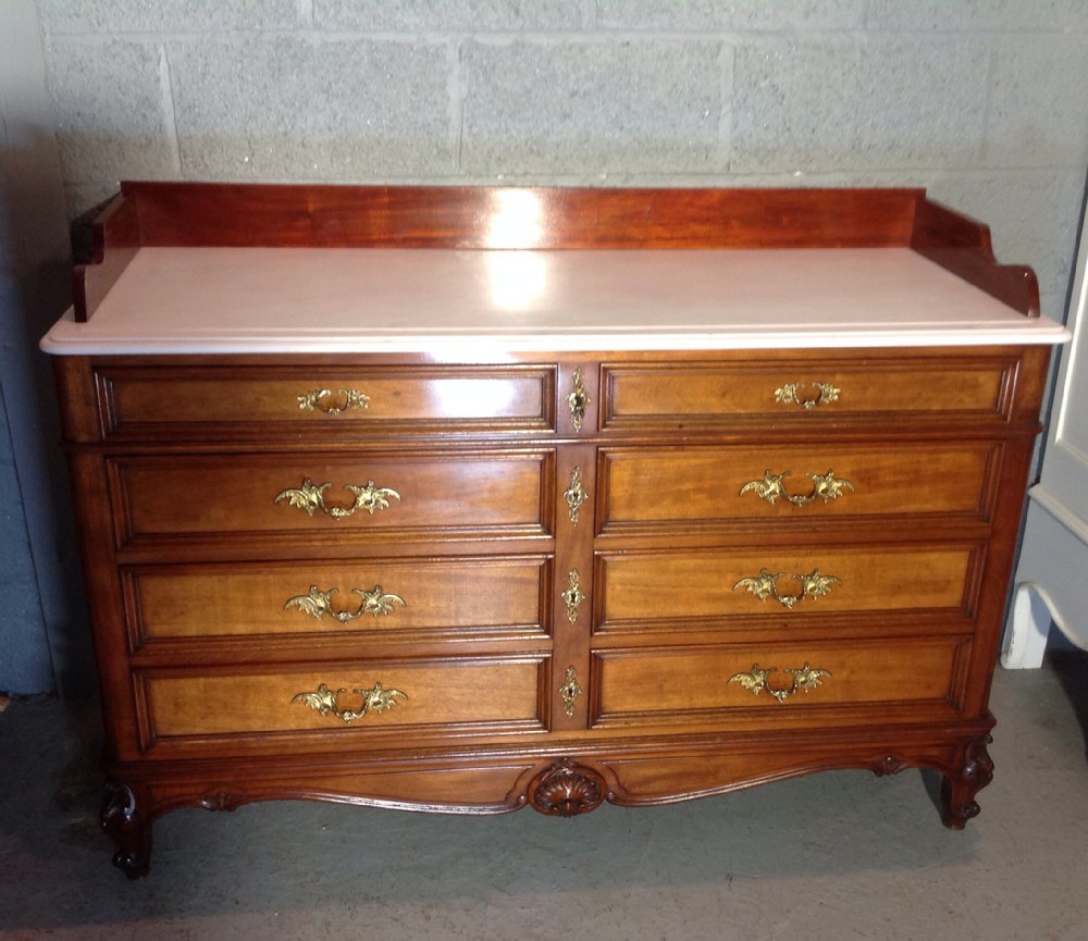 french mahogany marble top washstand