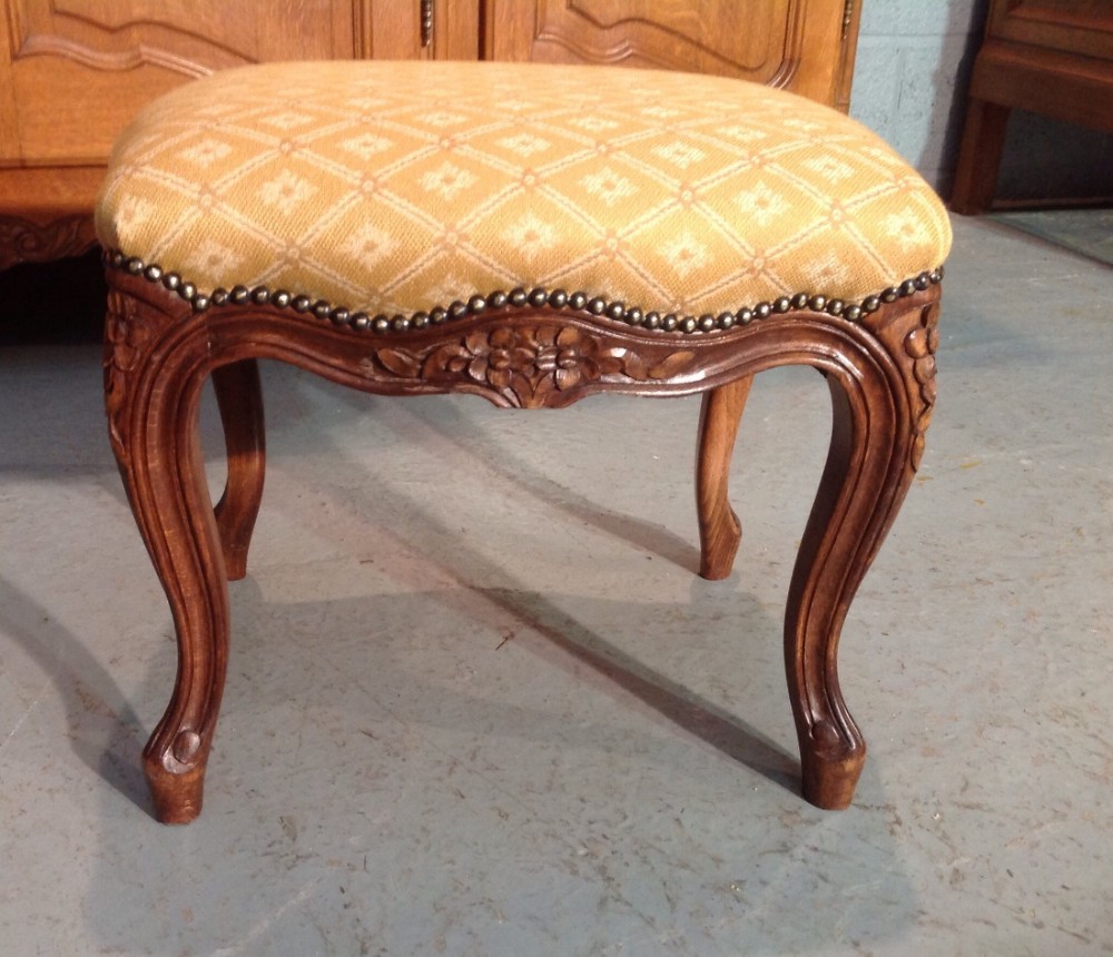 french walnut stool