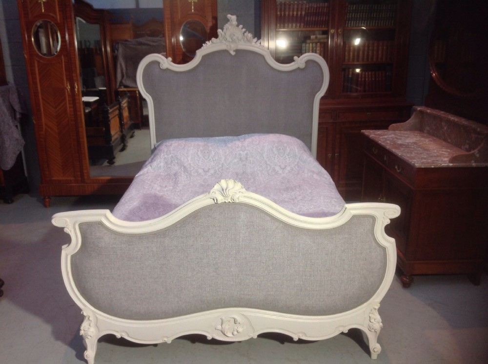 painted french kingsize bed