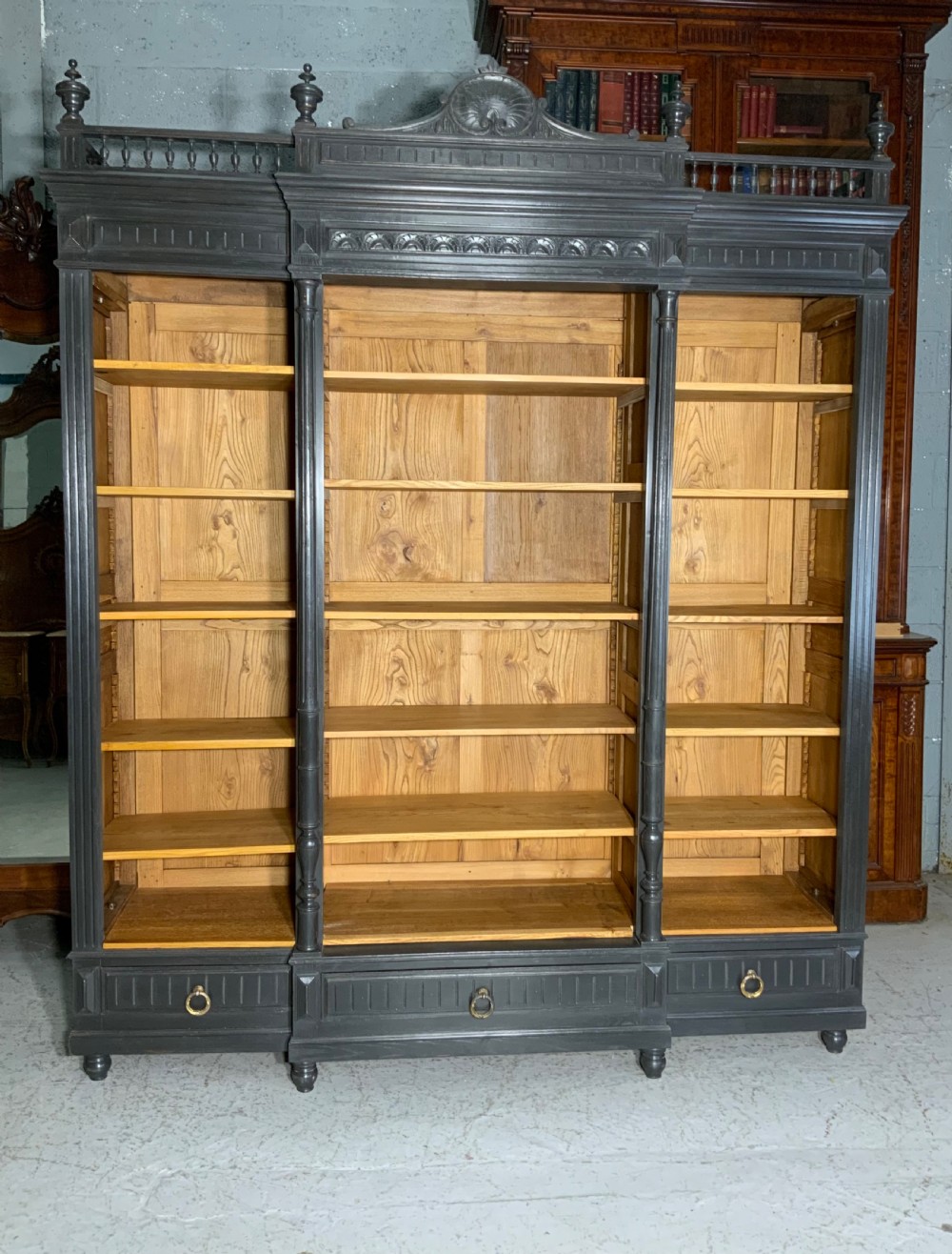 stunning french bookcase